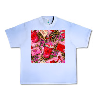 Grape Ice valentines day coffee cups and love letter with xoxo and leopard seaml Urban Heavy Tee - BundleAndBundleShop