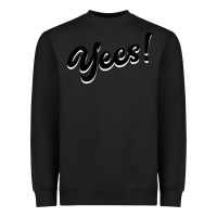 Black YEES! Heavyweight Sweatshirt - Bettercallsaul