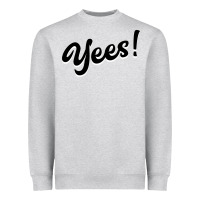 Heather Grey YEES! Heavyweight Sweatshirt - Bettercallsaul