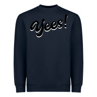 Navy YEES! Heavyweight Sweatshirt - Bettercallsaul