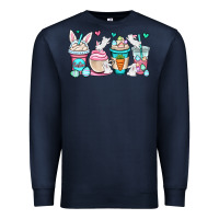 Easter Bunnies Coffee Cups Premium Sweatshirt | Teevron