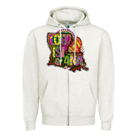 Louisiana Map Zipper Hoodie | Teevron