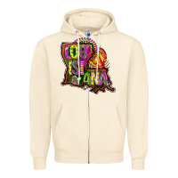 Sandshell louisiana map Zipper Hoodie - CowGirlArtShop