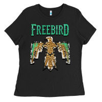 Black freebird native american Ladies Tee - AdoDesignShop