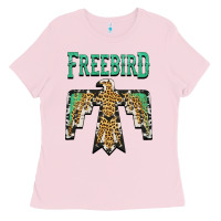 Bubblegum Pink freebird native american Ladies Tee - AdoDesignShop