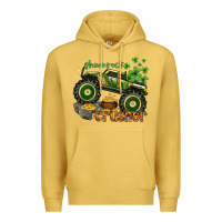 Antique Gold shamrock crusher st. patrick's day Premium Hoodie - HowdyJamesFarm