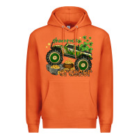 Carrot shamrock crusher st. patrick's day Premium Hoodie - HowdyJamesFarm