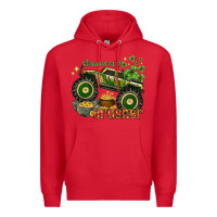 Red shamrock crusher st. patrick's day Premium Hoodie - HowdyJamesFarm