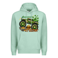 Seafoam shamrock crusher st. patrick's day Premium Hoodie - HowdyJamesFarm