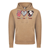 Vintage Coffee Peace Love Pitties Vintage Hoodie - Jasminsmagicworld