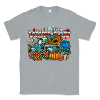 Heather Grey pumpkin farm Classic Tee - SublimationCraftShop