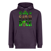 Plum St. Patricks' Day ready to sham rock Heavyweight Hoodie - OliviaCreatesArt