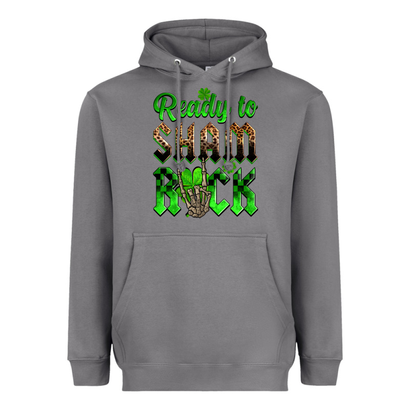 St. Patricks' Day Ready To Sham Rock Heavyweight Hoodie by OliviaCreatesArt | Teevron