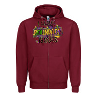 Burgundy i have boundary issues Zipper Hoodie - CowGirlArtShop