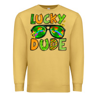 Antique Gold St. Patrick's Lucky dude Premium Sweatshirt - OliviaCreatesArt