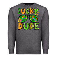 Charcoal Heather St. Patrick's Lucky dude Premium Sweatshirt - OliviaCreatesArt