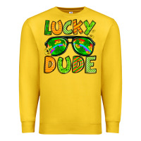 Lemon St. Patrick's Lucky dude Premium Sweatshirt - OliviaCreatesArt
