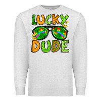 Oatmeal Heather St. Patrick's Lucky dude Premium Sweatshirt - OliviaCreatesArt