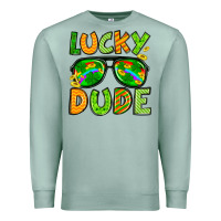 Seafoam St. Patrick's Lucky dude Premium Sweatshirt - OliviaCreatesArt