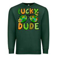 Sports Green St. Patrick's Lucky dude Premium Sweatshirt - OliviaCreatesArt