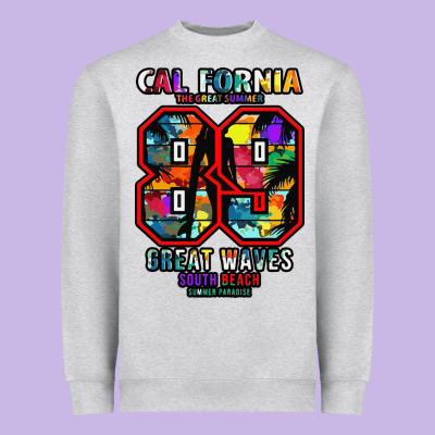 California 89 Heavyweight Sweatshirt Designed By Bettercallsaul