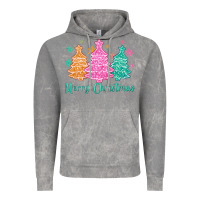 Cloud Rock merry christmas glitter trees Vintage Hoodie - MaliasSmallBusiness