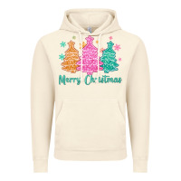 Vintage Artic merry christmas glitter trees Vintage Hoodie - MaliasSmallBusiness