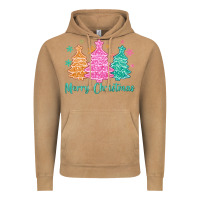 Vintage Camel merry christmas glitter trees Vintage Hoodie - MaliasSmallBusiness