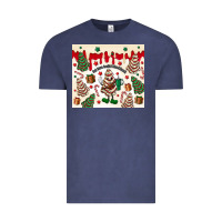 Vintage Denim Boojee Christmas cake Vintage Tee - MaliasSmallBusiness
