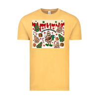 Vintage Mustard Boojee Christmas cake Vintage Tee - MaliasSmallBusiness