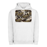 Pigment Lunar Rock Longhorn Pattern Urban Hoodie - CowhideDigitalArt