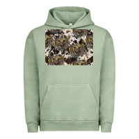 Longhorn Pattern Urban Hoodie | Teevron
