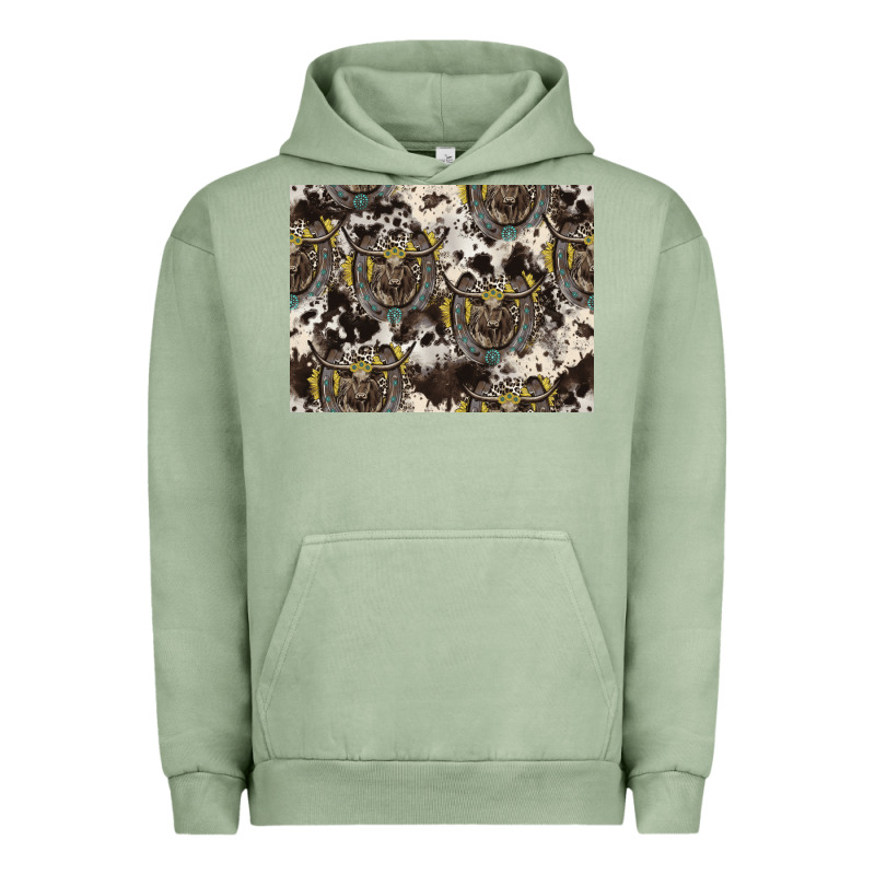 Longhorn Pattern Urban Hoodie by CowhideDigitalArt | Teevron