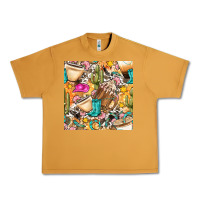 Peanut Butter western cowgirl coffee cup with cowhide seamless pattern bbs Urban Heavy Tee - BundleAndBundleShop