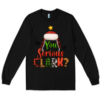 Black you serious clark christmas tree Long Sleeve Tee - Jasminsmagicworld