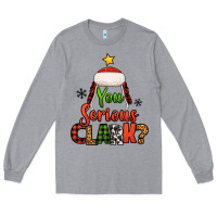 Heather Grey you serious clark christmas tree Long Sleeve Tee - Jasminsmagicworld