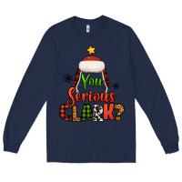 Navy you serious clark christmas tree Long Sleeve Tee - Jasminsmagicworld