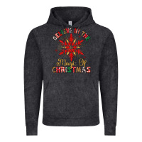 Vintage Black believe in the magic of christmas Vintage Hoodie - MaliasSmallBusiness