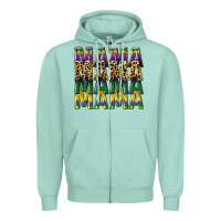 Mama Mardi Gras Zipper Hoodie | Teevron