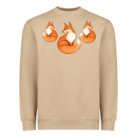 Mushroom Three Little Foxes IN Fox Family I Gift Heavyweight Sweatshirt - Bettercallsaul