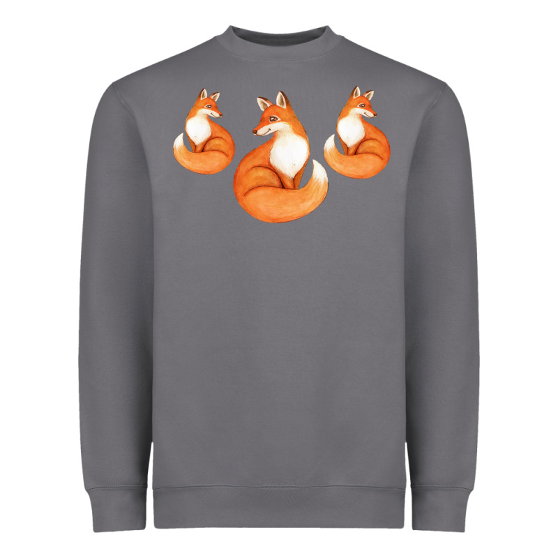 Three Little Foxes In Fox Family I Gift Heavyweight Sweatshirt by Bettercallsaul | Teevron