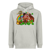 Moon Dust St. Patrick's farm with gold Heavyweight Hoodie - OliviaCreatesArt