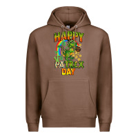 Chestnut Happy St. Patrex Day Premium Hoodie - CowGirlArtShop