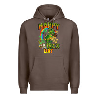Coffee Happy St. Patrex Day Premium Hoodie - CowGirlArtShop