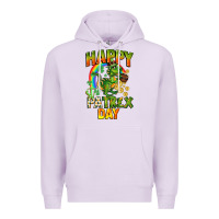 Lilac Happy St. Patrex Day Premium Hoodie - CowGirlArtShop