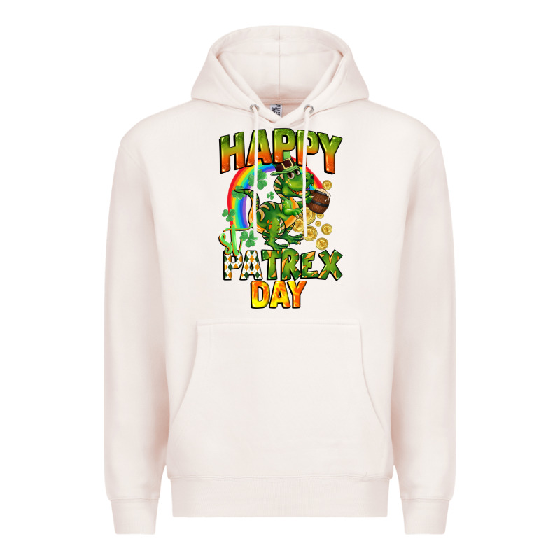 Happy St. Patrex Day Premium Hoodie by CowGirlArtShop | Teevron