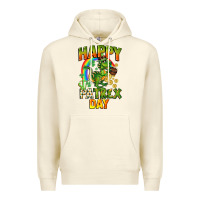 Sandshell Happy St. Patrex Day Premium Hoodie - CowGirlArtShop