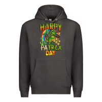 Smoke Happy St. Patrex Day Premium Hoodie - CowGirlArtShop