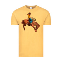 Vintage Mustard cowboy rodeo Vintage Tee - JahusDesignShop