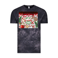 Cloud Black christmas hot chocolate Vintage Tee - MaliasSmallBusiness